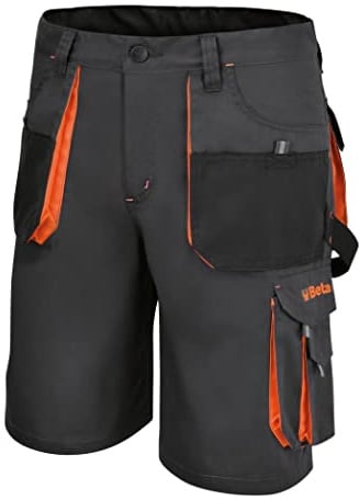 BETA 7861G Bermuda Leggeri da Lavoro, Design e Vestibilità, Pantaloncini da Lavoro Multitasche con Chiusura Metal Zip e Tasche di Diverse Dimensioni Multiuso con Chiusura a Strappo