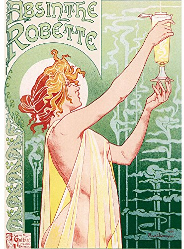 Fabulous Poster Plakat Wermut Robette Ursprüngliche Retro Vintage Poster Plakat(61cmx86cm)