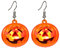 MaNMaNing Halloween Craniums Ohrringe Frauen leuchtende LED Kürbis Ohrringe Leuchten Ohrringe leuchten im Dunkeln Halloween Tropfen Ohrringe (A, One Size)