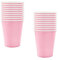 ATBEAMEN 16PCS Baby Pink Paper Cups,Disposable Paper Cup Solid 9oz Paper Cups Tableware Birthday Decorations Party Cups Party Drinking Cups for BBQs,Christmas,Picnic,Baby Shower,Party Cups Supplies
