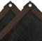 Toldo – 5 x 5 m fijo con ojal 90% de protección solar, color negro, tela para jardín, terraza, terraza, protección UV, para plantas, casas de agua, ganado