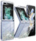 Cover per Samsung Galaxy Z Flip 5 Glitter Custodia Samsung Galaxy Z Flip 5 Trasparente Silicone Samsung Z Flip 5 Cover Antiurto Antiscivolo Protettiva Clear Samsung Galaxy Z Flip 5 Case