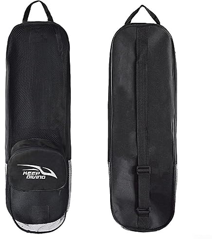 PETSTIBLE PVC-Schnorcheltasche, verstellbare einzelne Schulter mit Zwei-Wege-Tasche, robuste Netztasche für Tauchen, Schnorchel, Flossen, Unterwasserausrüstung