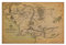 Mittelerde Karte Herr der Ringe Poster (3) Wandkunst Bild Gemälde Poster Leinwand Druck Poster Kunstwerke Raumdekor 40 x 60 cm