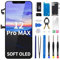 CYKJGS [Soft OLED] for iPhone 12 PRO MAX Screen Replacement with Front Speaker Proximity Sensor 12PROMAX 3D Touch Display Digitizer Assembly 6.7 Complete Repair Fix Tool Kit A2342 A2410 A2411 A2412