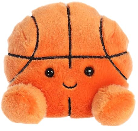 Aurora Adorable Palm Pals Hoops Basketball Stofftier im Taschenformat Sammelspa Orange 12,7 cm