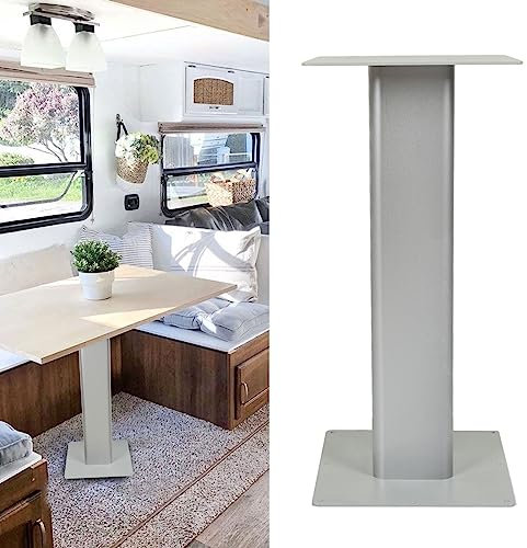 XTevu High Stability RV Table Pedestal Stand Leg - Aluminum Alloy Stand for Caravans and Campers, Table Mount Frame Stand Leg Base for Boat Table Base