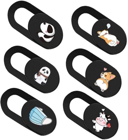 Gadpiparty 6pcs Camera Cover Webcam Cover Slide Webcam Slide Blocker Scooter Accessories for Adults Webcam Privacy Cover Stickers Computer Camera Slider Tablet Abs Lens Cap