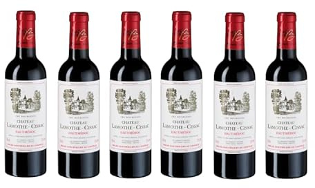 6x 0,375l - 2021er - Château Lamothe-Cissac - Cru Bourgeois - halbe - Haut-Médoc A.O.P. - Bordeaux - Frankreich - Rotwein trocken