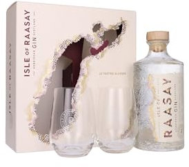 Isle of Raasay Gin + 2 bicchieri gift box 700 ml