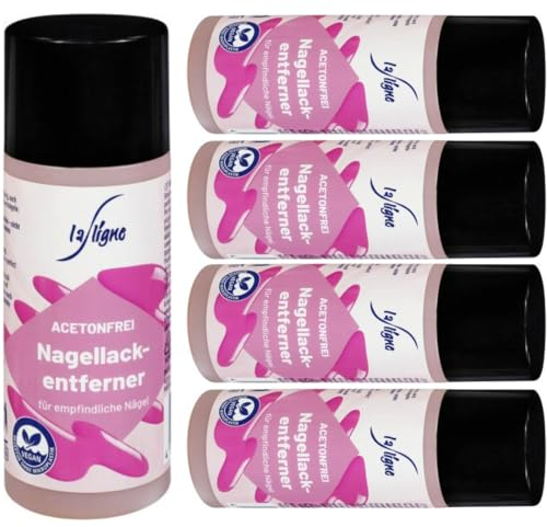 La Ligne Nagellackentferner Acetonfrei 100 Mililiter x 5 STÜCK mit Pufai Grocery