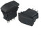 Eawfgtuw Lot de 2 interrupteurs momentanés Marche/Arrêt avec design à 3 positions, interrupteur momentané LED bleu, pour DPDT Bateau Interrupteur LED 12 V 20 A