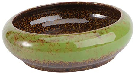 Milisten 1 Pc Maceta de cerámica suculentas decoración casa decoración Jardin Aqua Plant macetas de Plantas de Interior jardín Jardinera suculenta de cerámica Contenedor de Flores Green