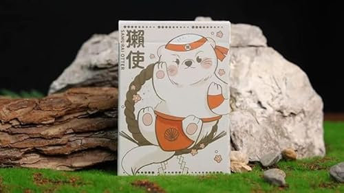 Samurai Otter Spielkarten - Hono Edition (Standard rot) Spielkarten