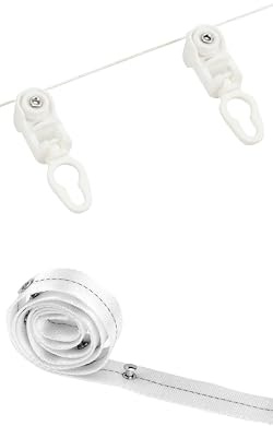 Quoya QL600/AT5810 Smart Electric Curtain Track- 7 metre S-Wave Ripple set (For up to 7 metre track, 80mm gap between runners, 145mm between buckle) (DOES NOT WORK WITH QL500 model)