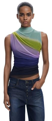 Desigual Damen 25wwtk18 Bluse (1er Pack)