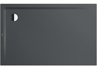 Kaldewei SUPERPLAN 1821-5, Receveurs de douche avec support de baignoire extra-plat, 70x90cm, 382147980674, Couleur: gris chaud 85