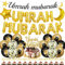 Umrah Mubarak Decoration Gold Banner - 33 Pcs Eid Decorations Including UMRAH MUBARAK Letter Star Moon Foil Balloons Cake Cupcake Toppers Black And Gold Latex Balloon For Ramadan Party Supplies