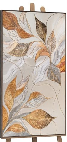 YS-Art Belles peintures acryliques Peintures acryliques sur toile avec cadre tableau mural peint à la main salon moderne puissant décor à la maison photos bureau véritable art 200x100 cm