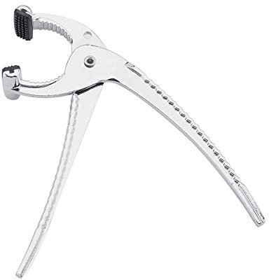 Pizza -Pfanne Gripper, Aluminium -Anti Verbrennungs Backklammern, Retriever Tongs, Zink Legierungs Ofenzange, die Heißteller Klipper Zum Heben von Mikrowellen, Ofen mit Einfachem Grip, Bekommen,