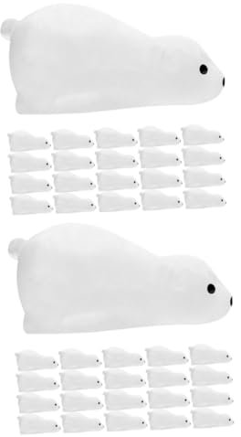 TOYANDONA 2 Ensembles Figurines Animaux Arctiques Lumineux Décorations Décor De Jardin Et Ours Accessoires Amusants pour Créer Une Ambiance Joyeuse 30 Pièces * 2