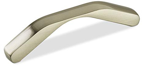 SOTECH Möbelgriff NICKI BA 96 mm Edelstahloptik | Bügelgriff Bogengriff Küchengriff von SCHÜCO ALU COMPETENCE