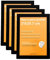 Nacnic Jeu de 4 cadre photo classique solide pour protéger et afficher des photos, diplômes, panneaux d'affichage, affiches, pressions d'art... dans différentes tailles et couleurs. Noir, format A4