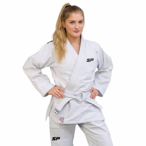 Starpro Judoanzug für Kinder & Erwachsene – Judo Gi, 110–200 cm | PASSFORM FÜR JUNG UND ERWACHSEN – Judoanzug Kinder mit Kordelzughose für eine individuell einstellbare Passform.