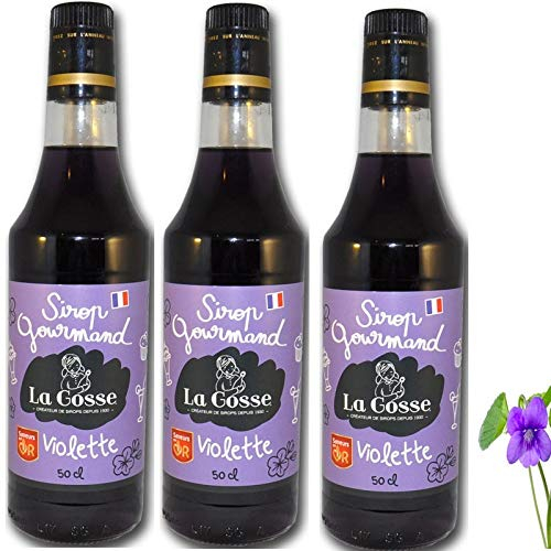 Sirop de Violette lot de 3