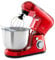 Klarstein Knetmaschine Küchenmaschine zum Backen, 1300W Teigmaschine Klein, 6 Stufen, Schneebesen Rühr- & Knethaken, 5L Schüssel, Planetenrührwerk, Rührmaschine mit Mixer für Brotteig