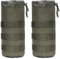 Azarxis Tactical Water Bottle Pouch, Molle Bottle Holder Holster Hydration Carrier Bag with Adjustable Drawstring Open Top for Military Vest Backpack Outdoor Cycling Hiking Camping (Green - 2 Pack)