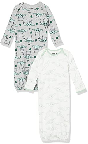 Amazon Essentials Disney | Marvel | Star Wars Robes de Chambre Bébé Garçon, Lot de 2, Star Wars Enfant, 6 mois
