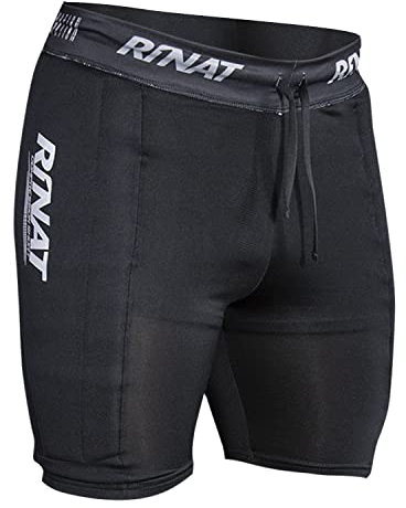 Rinat Unisex, Jugend Under Guard Torwart-Shorts, Schwarz, YM