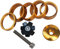 GANOPPER 1-1/8 Rennrad Lenker Vorbau Spacer Fahrradvorbau Kappen MTB Fahrrad lenkererhöhung abstandhalter Mit Bike Headset Star Nut Screw