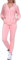 Jela London Damen Nicki Hausanzug Jogginganzug Velour Samt Jogging Freizeit Hose Kapuzen Jacke, Lachsrosa Hellrosa, 38-40 (L)