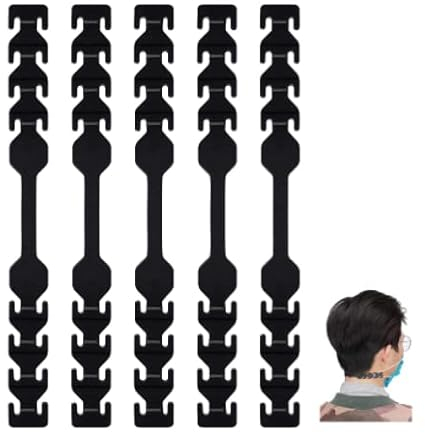 Driveloop® Maskenhalter, Maskenverlängerung, Maskenhalter hinter dem Kopf, Maskenverlängerungshaken zum Verlängern von Masken, 5er Pack Maskenhalter für Erwachsene und Kinder (Silikon)