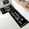 Alfombra de Cocina, Juego de alfombras de Cocina,Antideslizantes, Lavables, adecuadas para habitación de los niños, Puerta, Exterior, Cocina, vestíbulo. (43 * 150+43 * 75cm, Style A)
