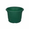 Garden Flower Pot Round Planter Plant Milano Plastic Base Stylish Decorative Plant Grow Container Durable Home Patio Path Deck Office Garden Lawn Greenery 25Cm (FOREST GREEN)