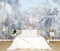 Papier Peint Panoramique Palmier De La Jungle Papier Peint Intissé 3D Tapisserie Poster Decoration Murale Chambre Salon