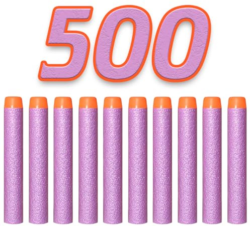 König Design Nerf Pfeile - Nerf Darts Nerf Munition Pfeile Dart Bullets Refill Darts Foam Pfeile für N-Strike Elite Blasters Series Hasbro Fortnite