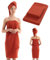 pamuq Handtuch-Set, 100% Baumwolle, rot, 2-teilig, 50x100 cm, 100x150 cm - Handtücher Set Badetücher Badetuch Badehandtuch Duschtücher Duschhandtuch Bath Towel