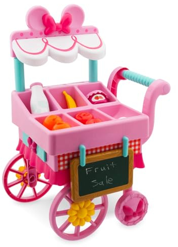 Disney Store Official Minnie Mouse Junior Farmers Market Play Set - Interaktives Lebensmitteleinkaufs-Abenteuer - Engagieren Sie sich für fantasievolle Rollenspiele mit ikonischen