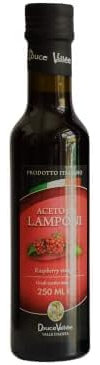 Douce Vallée Aceto di lamponi della Valle d'Aosta - 250 ml - 100% lamponi - neesuna aggiunta di zuccheri o acqua