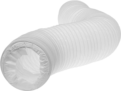 Vent Systems Ø100 mm 1m de long tuyau flexible en PVC avec fil d'acier à l'intérieur. Lignes d'air flexibles pour la ventilation. Chauffage de chauffage, de refroidissement et de ventilation flexible