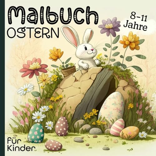 Malbuch OSTERN für KINDER 8 - 11 Jahre