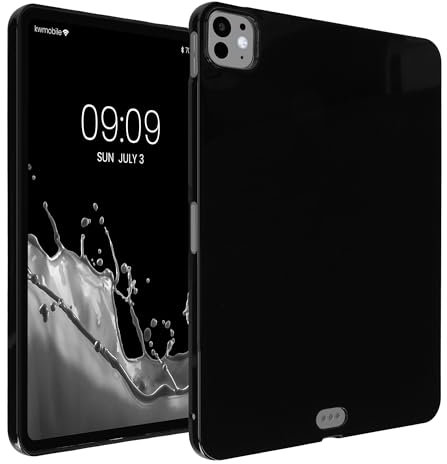 kwmobile Schutzhülle kompatibel mit Apple iPad Pro 11 (2024) - Hülle Silikon - Tablet Cover Case Schwarz