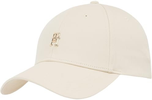 Tommy Hilfiger Damen Cap Elevated Chic aus Baumwolle, Beige (Sugarcane), Einheitsgröße