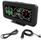 PLAYOCCAR M60 GPS Geschwindigkeits- und Neigungsmesser mit integriertem Mehrachsen-Gyroskop, Automotive Smart Slope Meter Neigungswinkelmesser Geschwindigkeitsmesser Kompatibel mit Off-Road-Fahrzeug