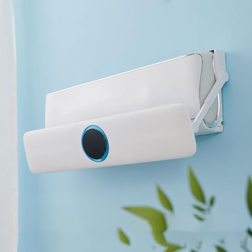 WNGJZZYC Klimaanlage Windabweiser, Faltbarer Windabweiser für Klimaanlage, Kunststoff Universal Windabweiser, für Zuhause/Büro, ältere Menschen, Neugeborene
