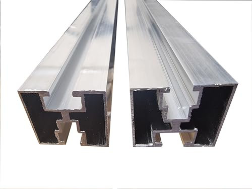 ALU Solarprofil 40x40 BV Nut8 & Nut10 Solarschiene 1800 - 3000mm (19% MwSt. 2100mm)